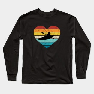 I Love Kayaking Water Sports Kayak Tour Long Sleeve T-Shirt